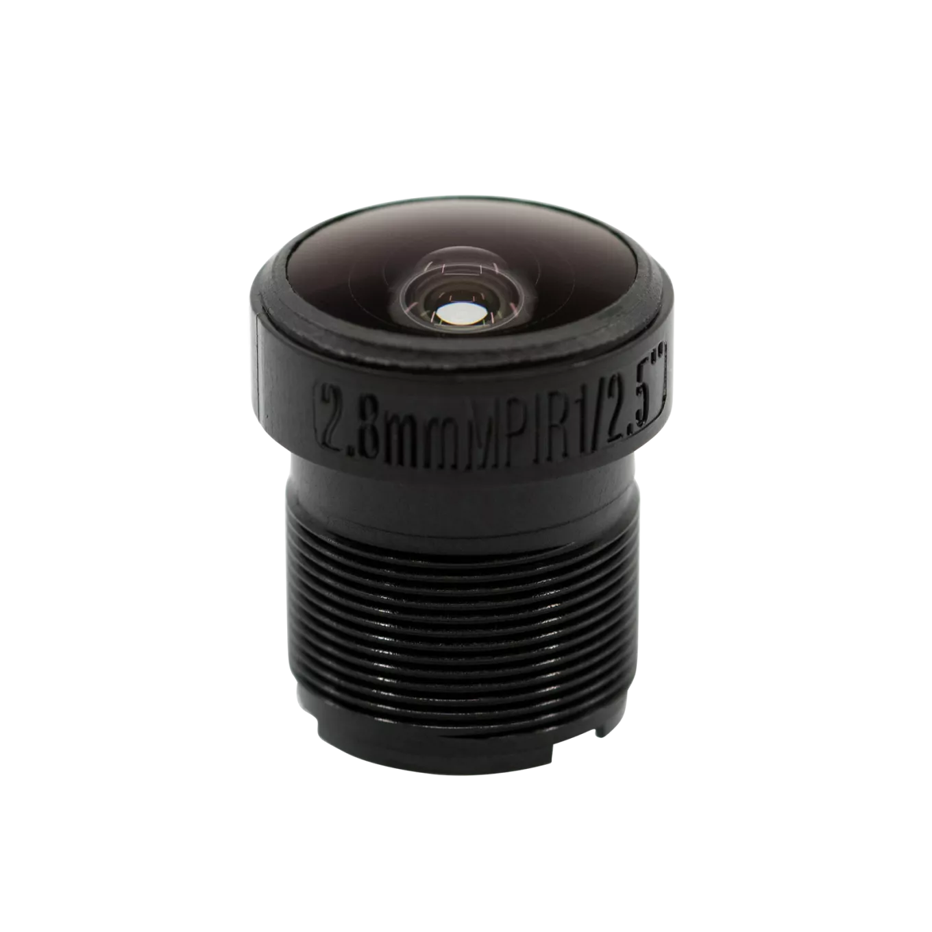 Lens M12 2.8 mm F2.0, viewed from its front