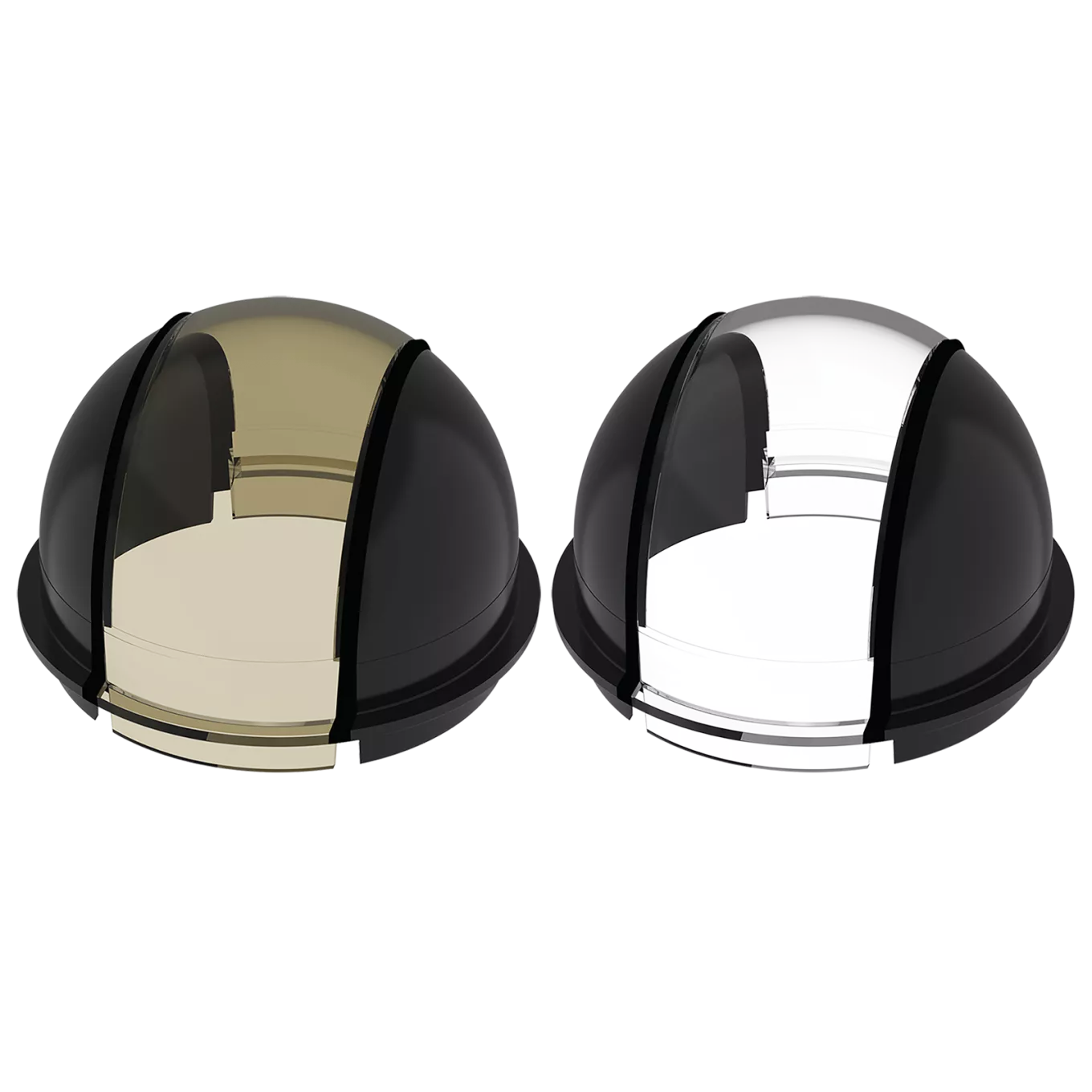 AXIS TQ3807-E Dome Clear/Smoked, visto desde su ángulo izquierdo