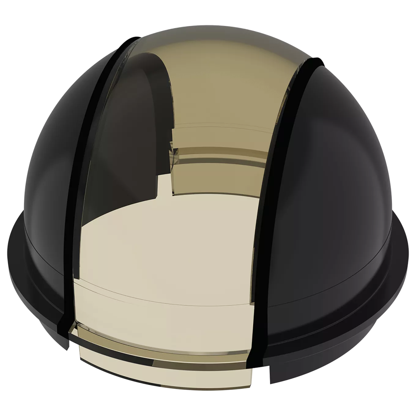 AXIS TQ3807-E Dome Clear/Smoked, visto desde su ángulo izquierdo