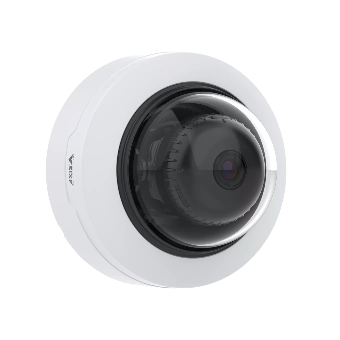AXIS P3265-V Dome camera mounted on wall from right