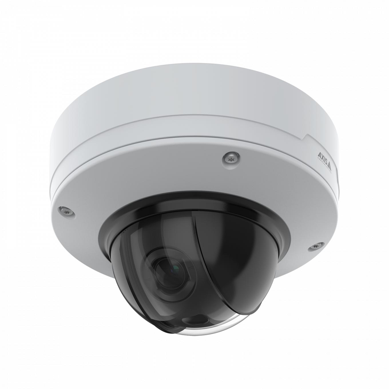 AXIS Q3536-LVE Dome Camera, ceiling mounted, viewed from its left angle