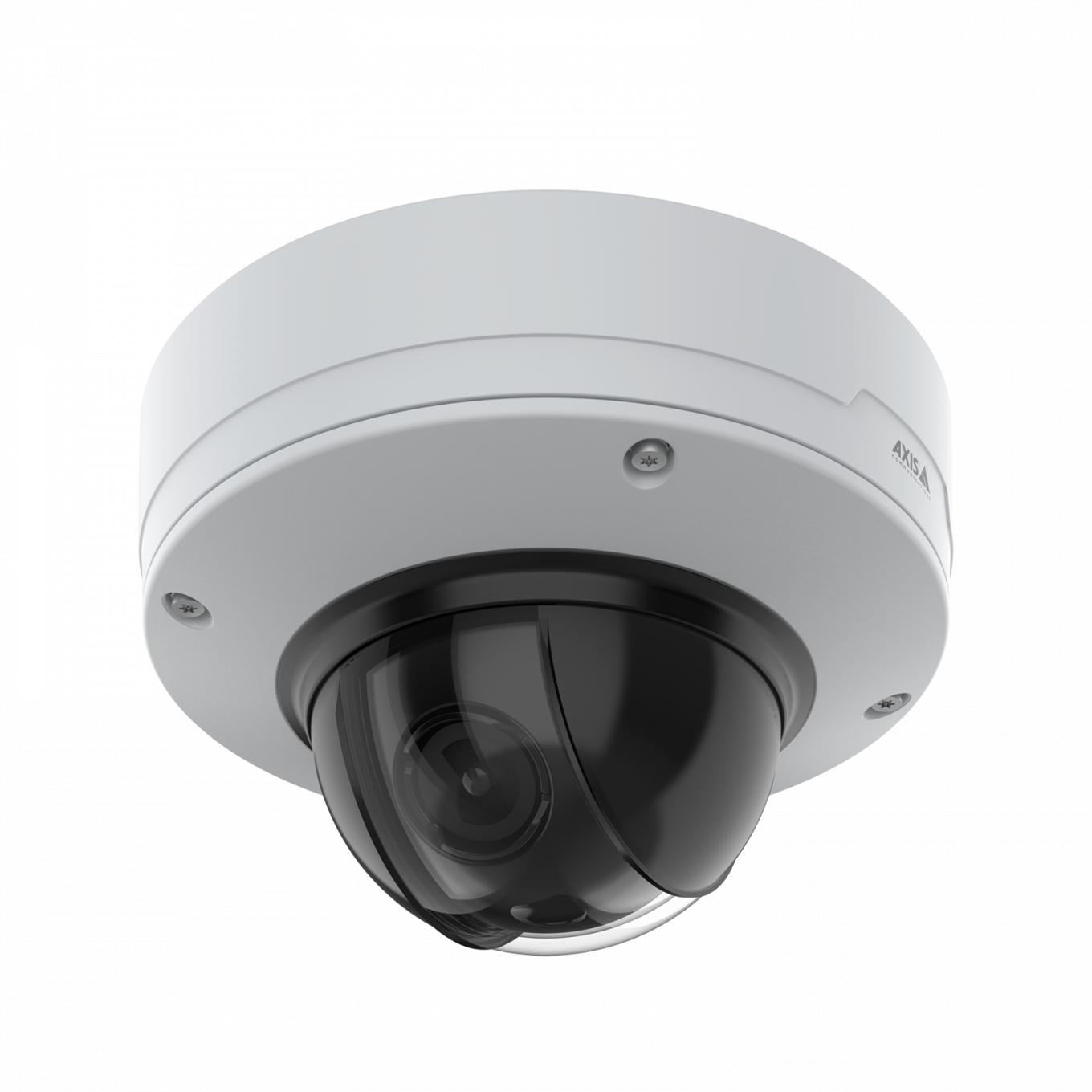 AXIS Q3538-LVE Dome Camera, celing mounted, viewed from its left agle