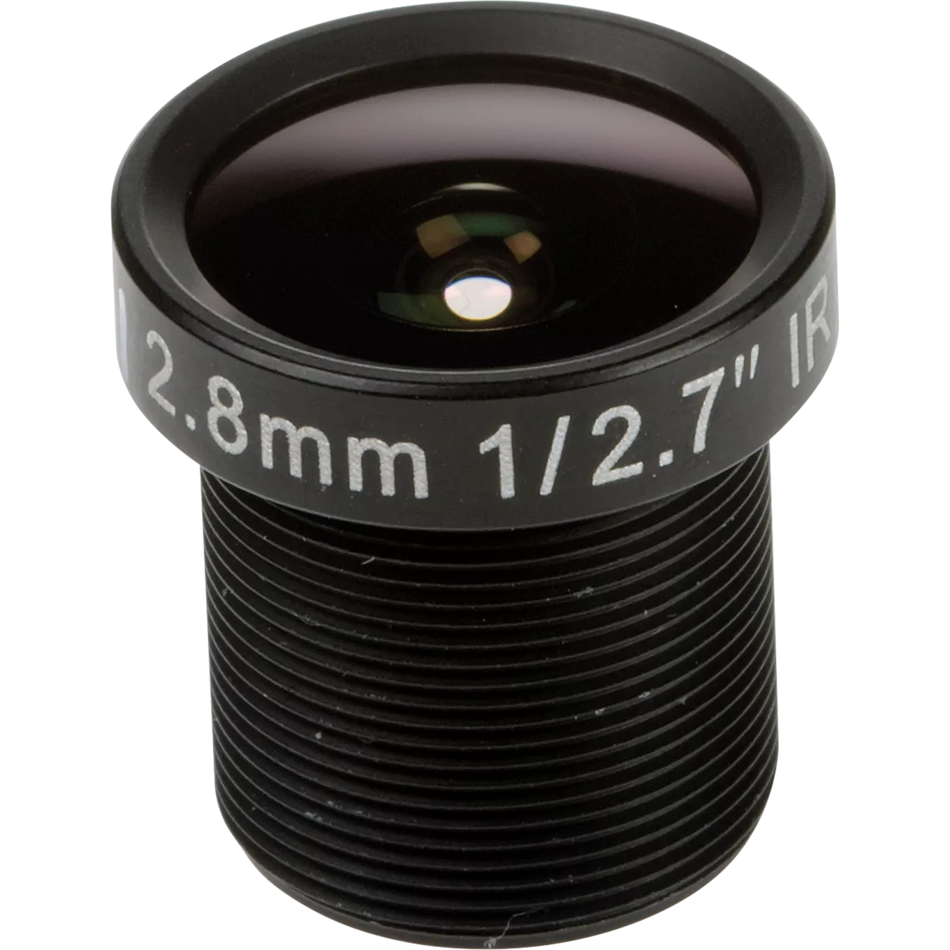 Lens M12 2.8 mm F1.6 IR from the front