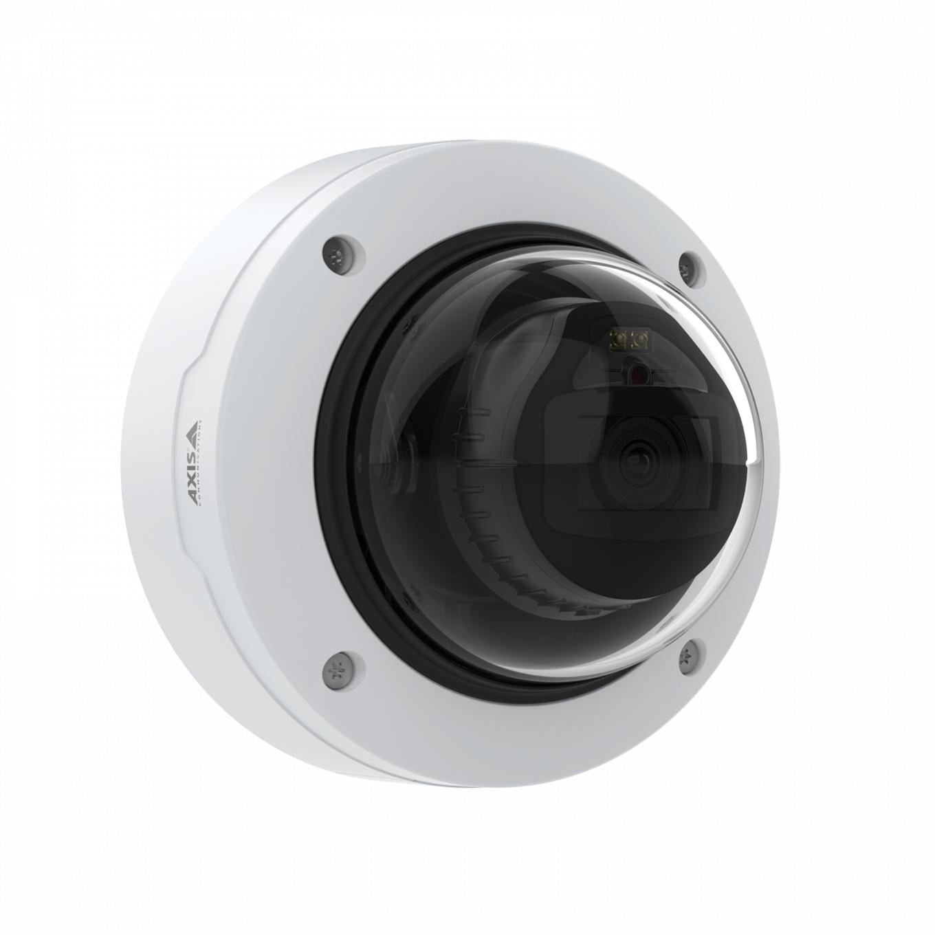 Купольная камера AXIS P3267-LV Dome Camera, установленная на стене, вид справа