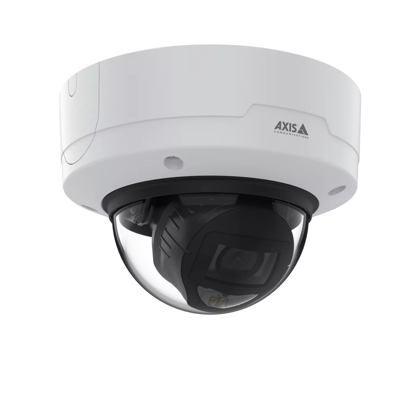 AXIS P3268-LV Dome Camera mounted in ceiling from right