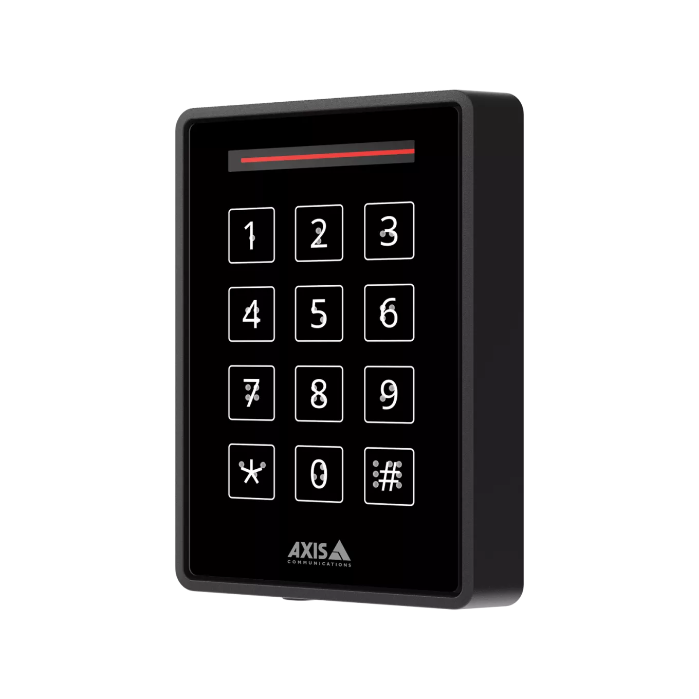 AXIS TA4401 Braille Label、左から見た図