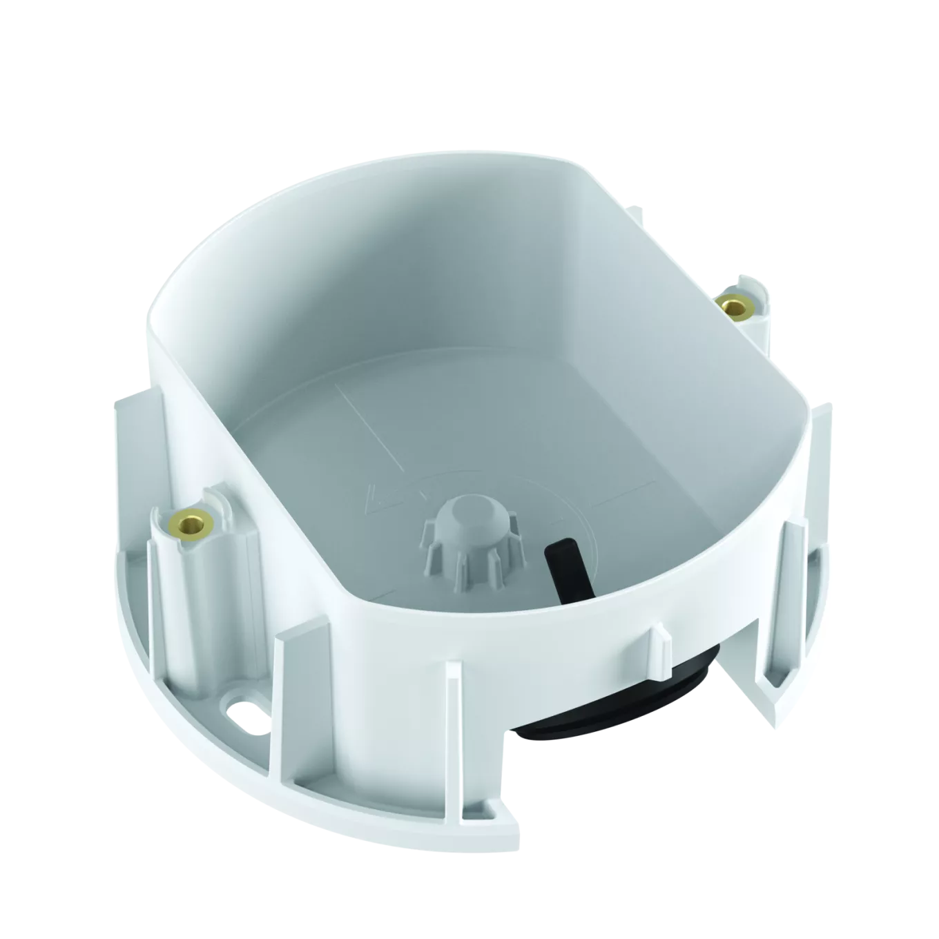 AXIS TM2001 Mount Bracket, color blanco visto desde su parte frontal 