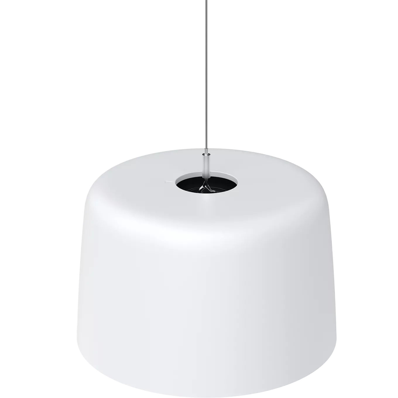AXIS C1510 Network Pendant Speaker, montado en el techo, visto desde arriba