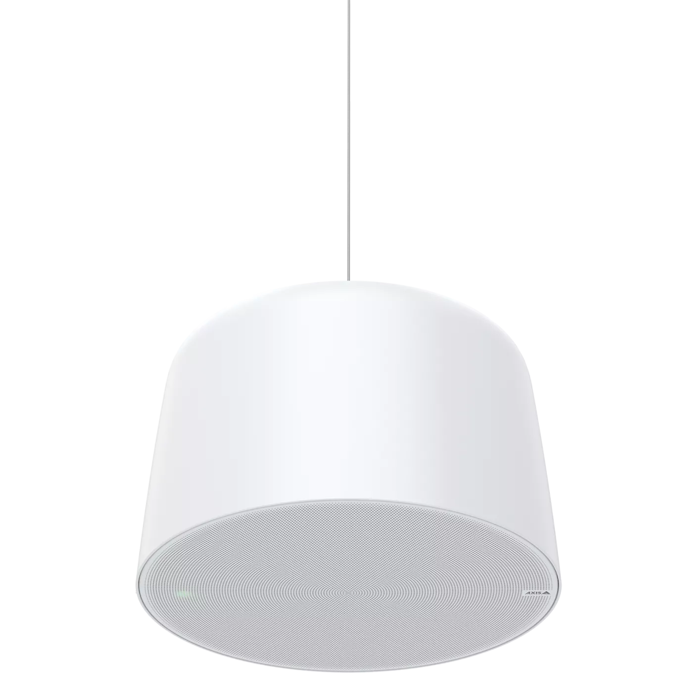 AXIS C1510 Network Pendant Speaker, montado en el techo con un cable