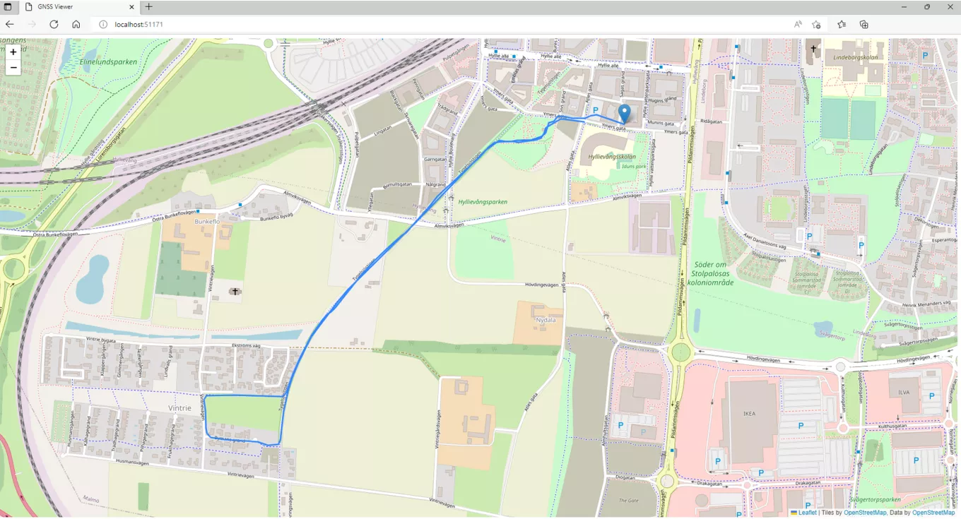 Example of FNSS viewing map
