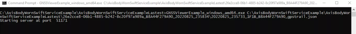 Example of GNSS