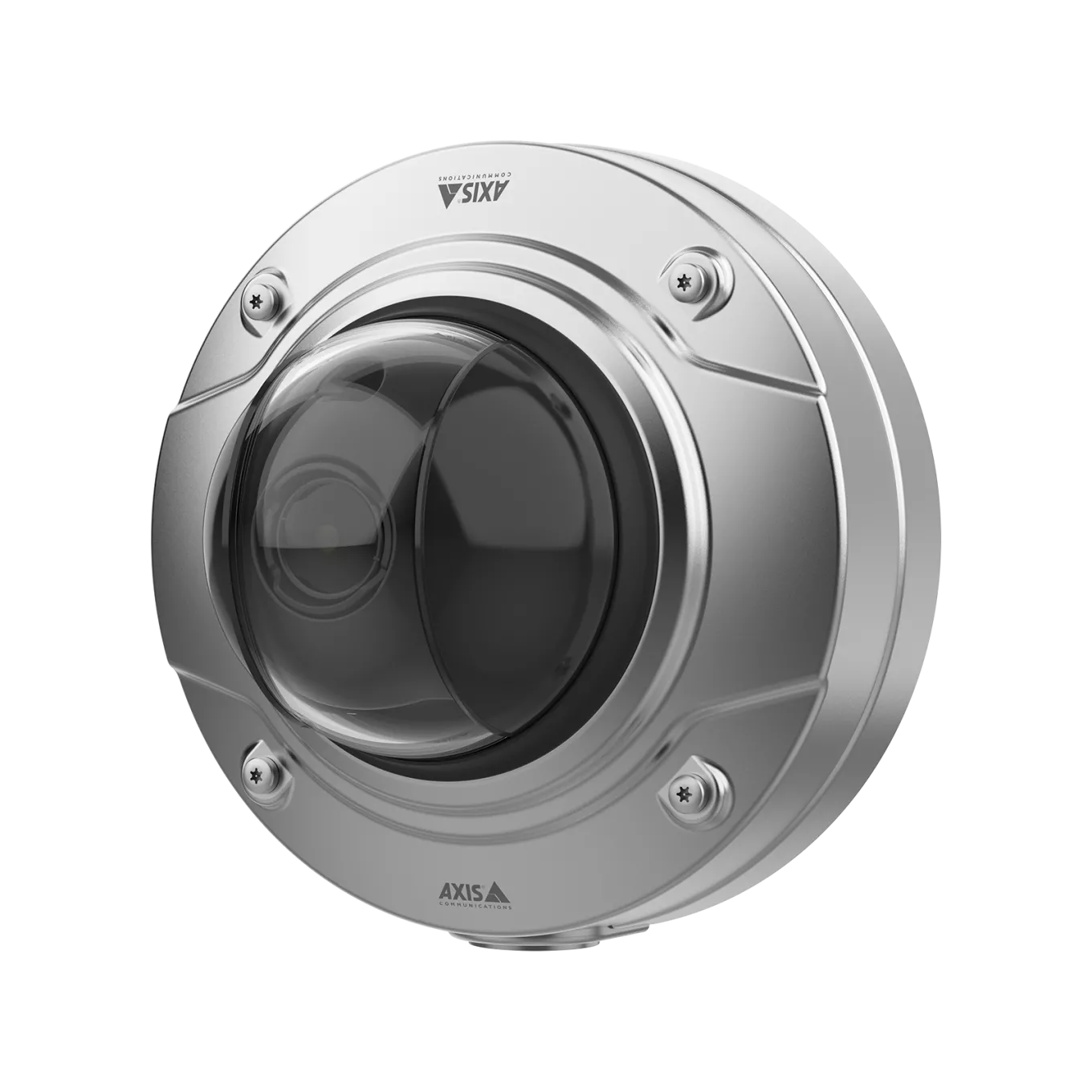 Silver AXIS q3538 on wall.