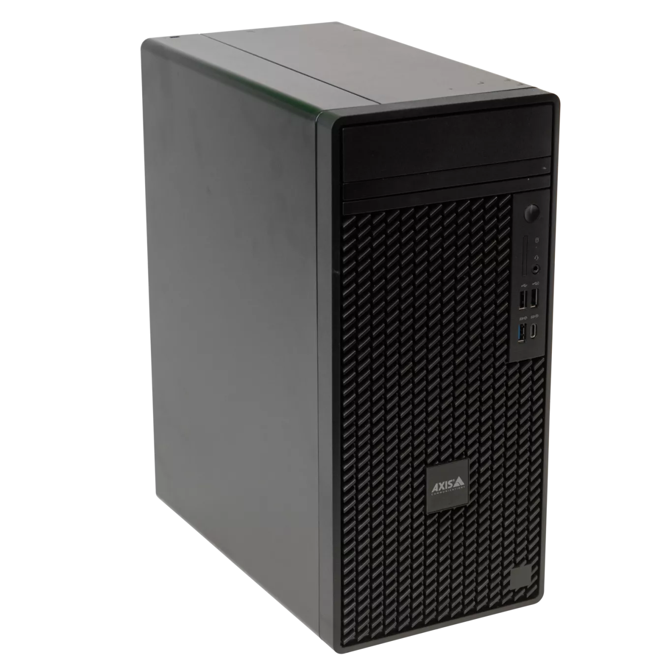 AXIS Camera Station S1216 Tower Recording Server vu depuis l'angle droit