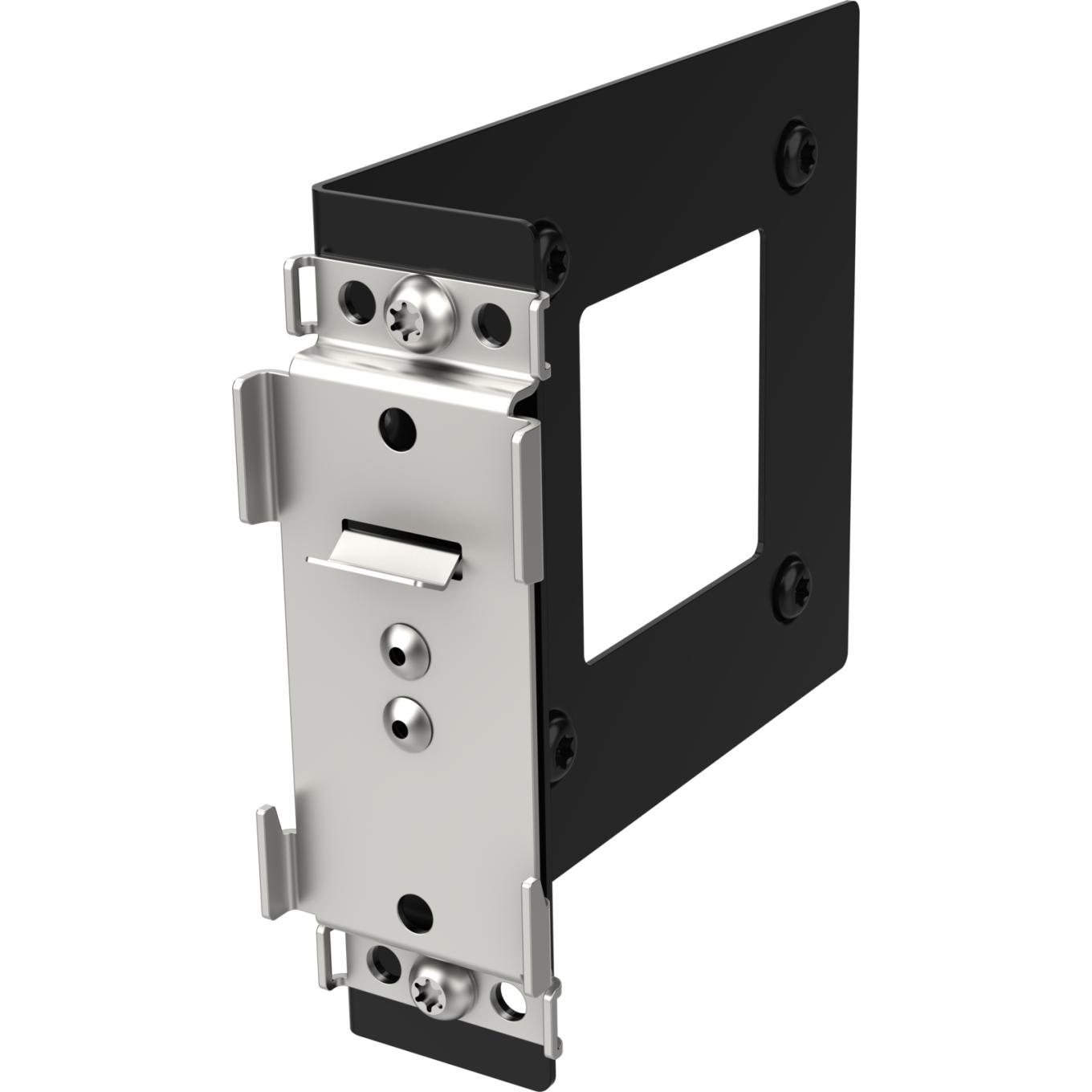 AXIS TF9903 DIN Rail Clip, viewed from its left angle