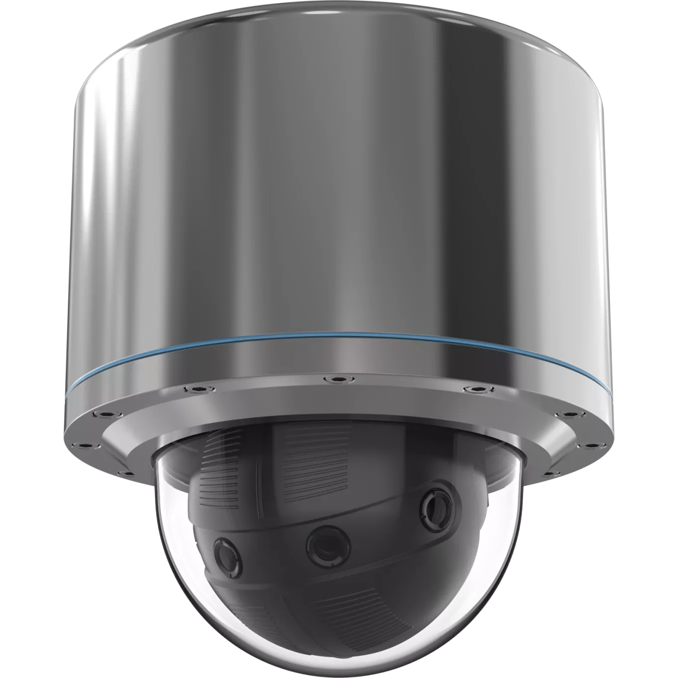 ExCam XF P3807 Explosion-Protected Panoramic Camera, vista desde el ángulo izquierdo