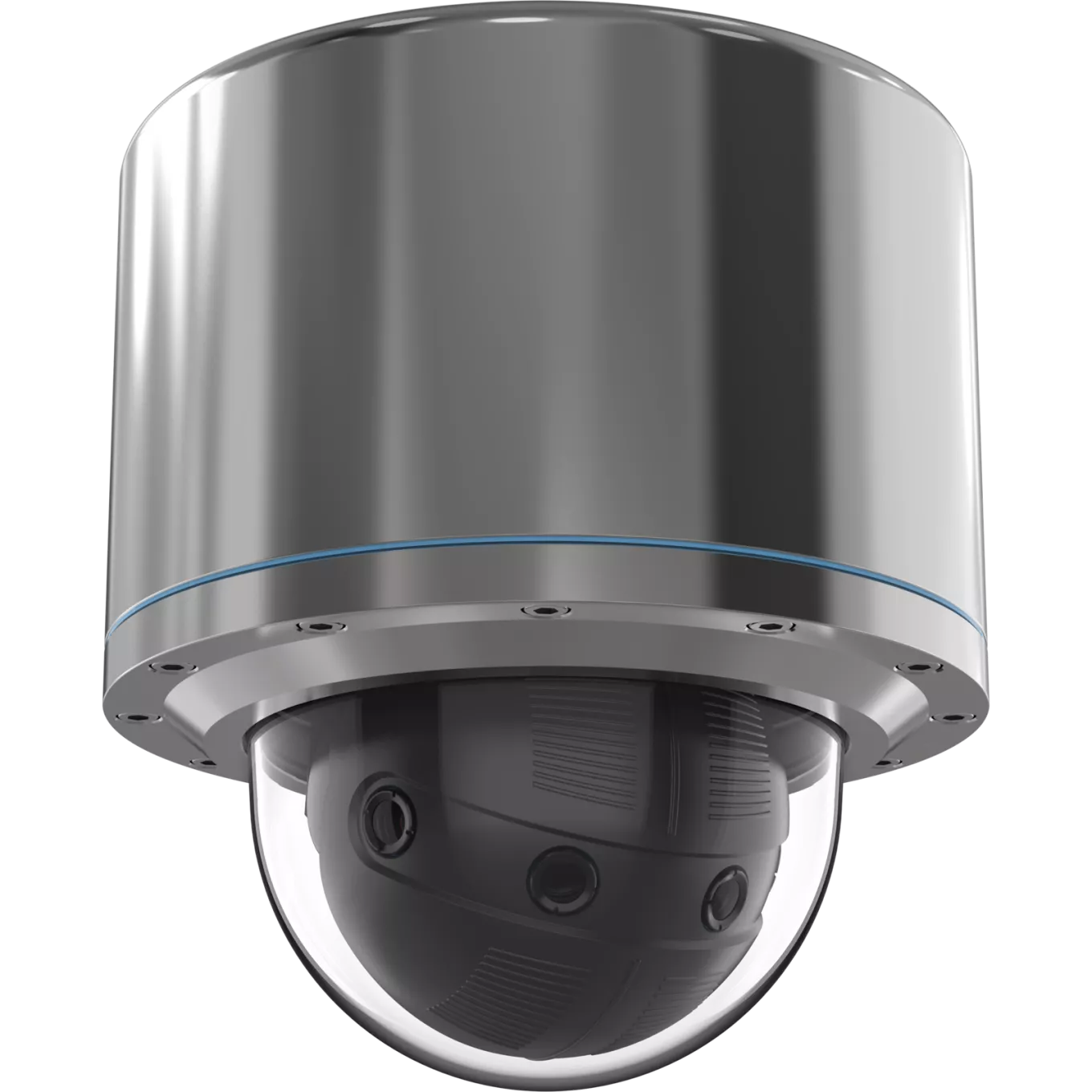 ExCam XF P3807 Explosion-Protected Panoramic Camera, vista desde el ángulo derecho