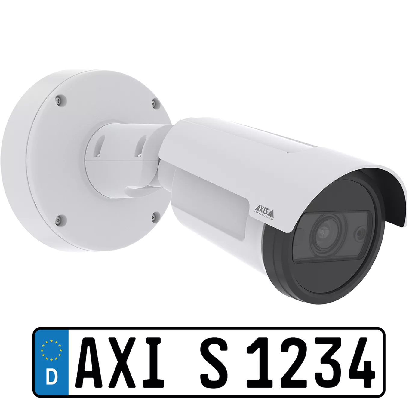 AXIS P1465-LE-3 License Plate Verifier Kit, viewed from its right angle