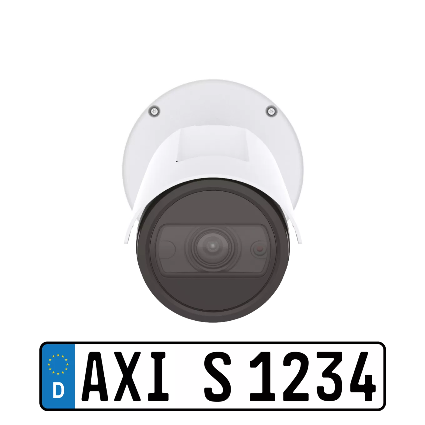 AXIS P1465-LE-3 License Plate Verifier Kit, viewed from its front
