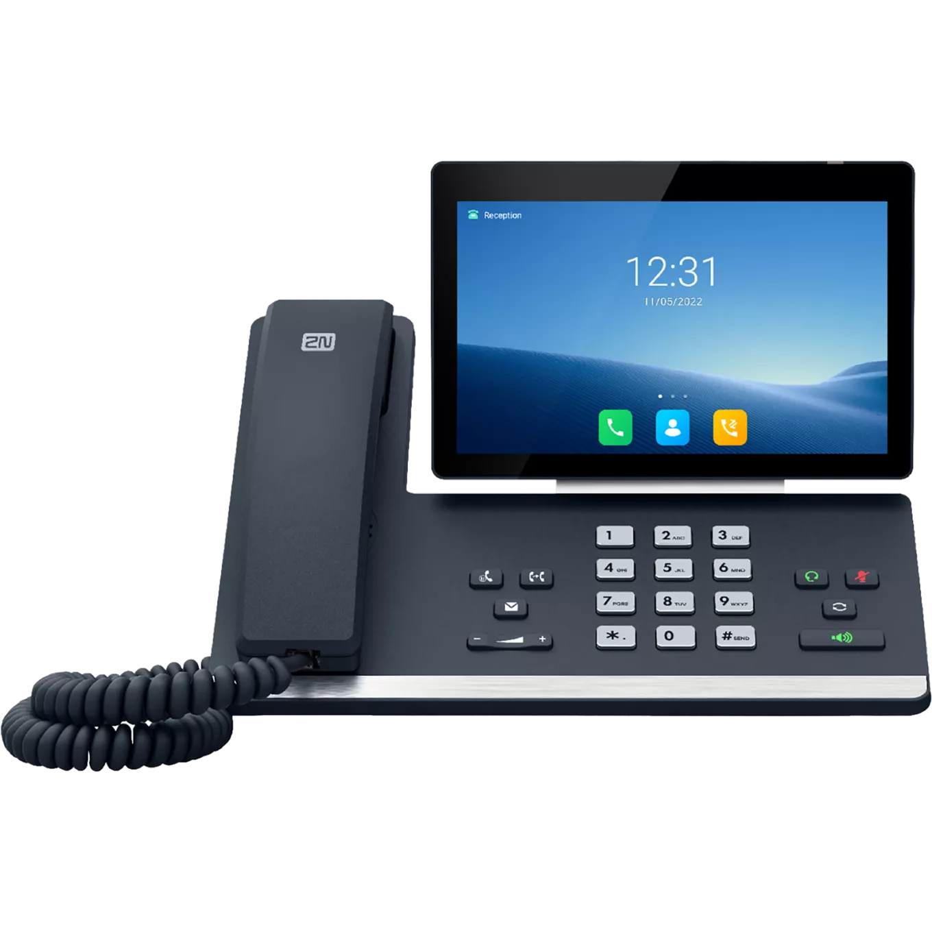 IP Telephone, viewed from its front