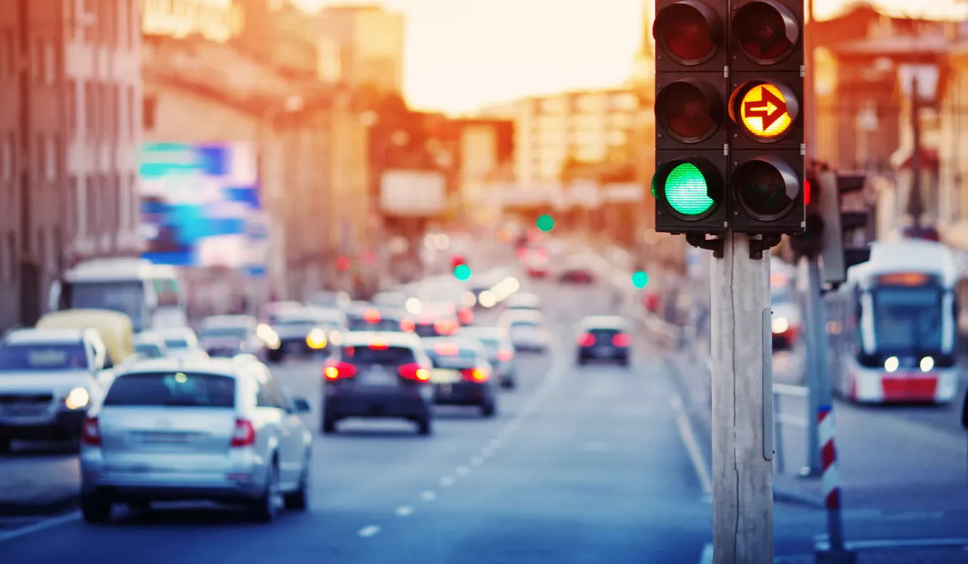 city street trafic