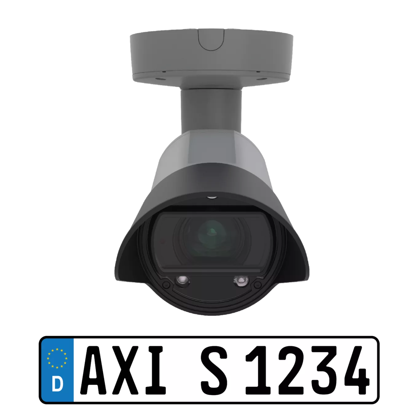 AXIS Q1700-LE looking left with license plate 