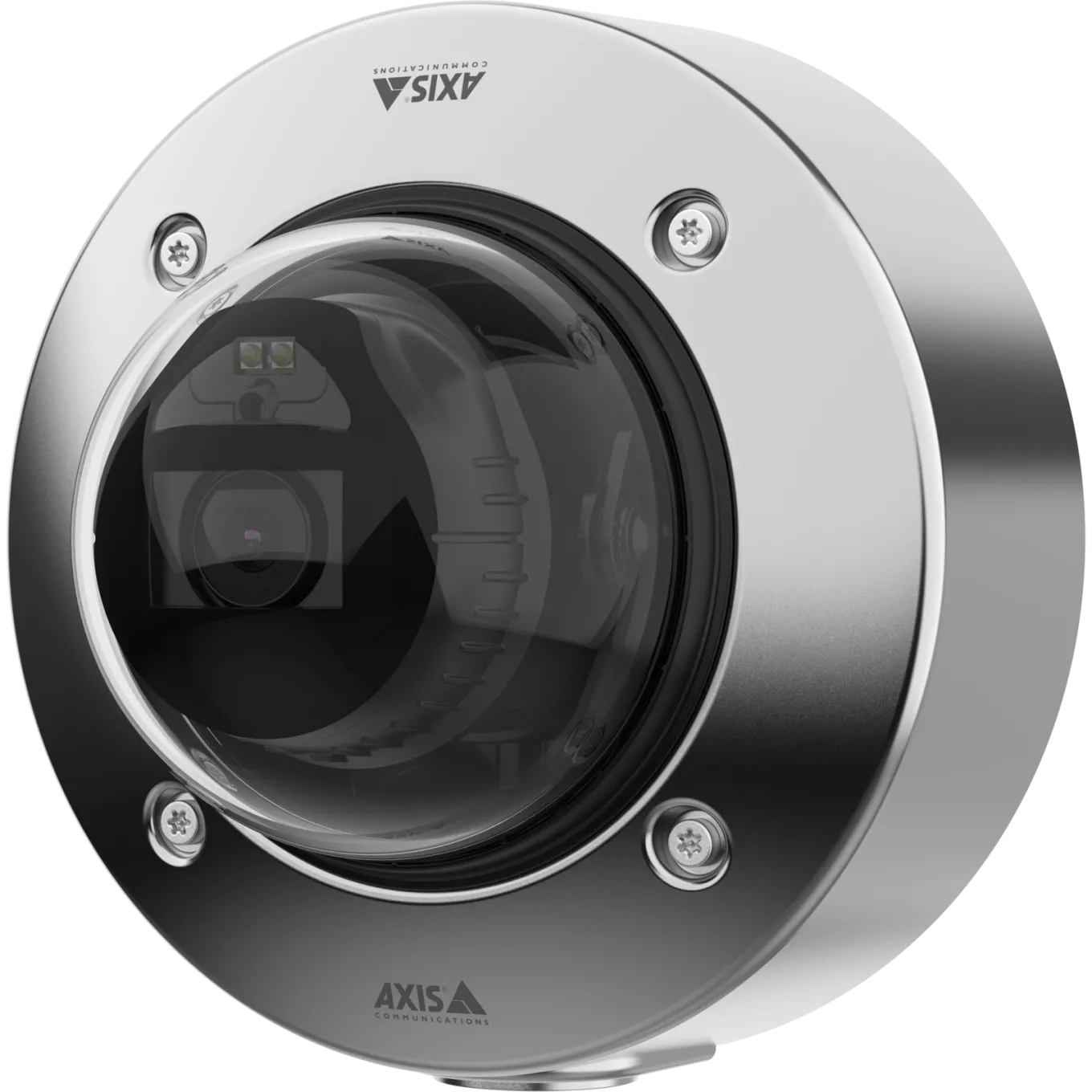 AXIS P3268-SLVE Dome Camera, viewed from its left angle