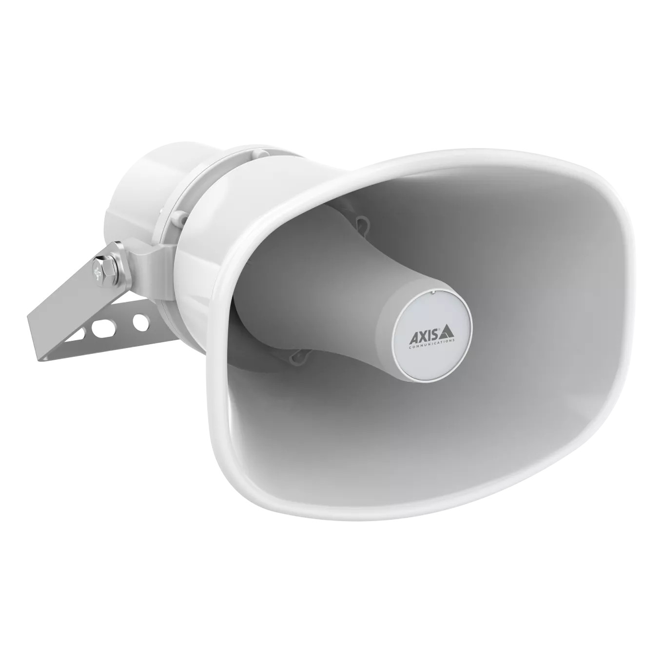 Horn speaker shown from right angle
