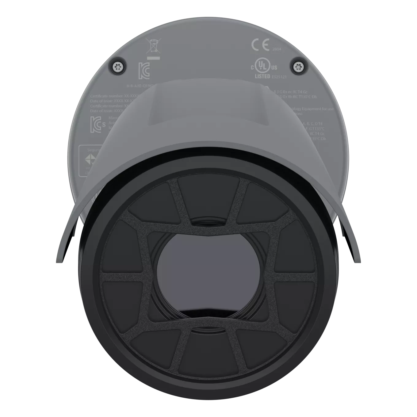 AXIS Q1961-XTE Explosion-Protected Thermal Camera viewed from its front-facing angle