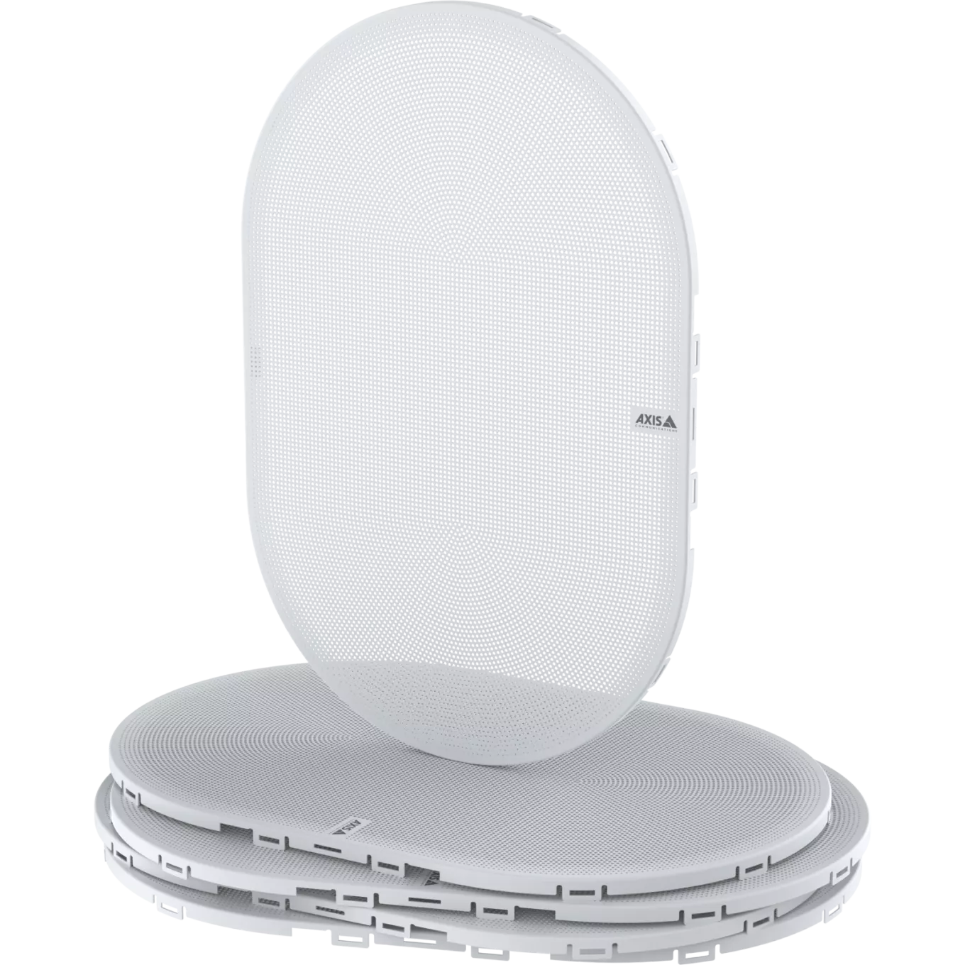 AXIS TC1705 Mesh Cover Black/White, viewed from its left angle