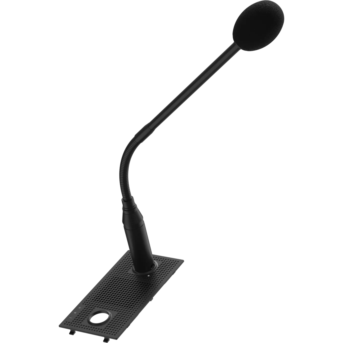 AXIS TC6901 Gooseneck Microphone in Schwarz, von links gesehen