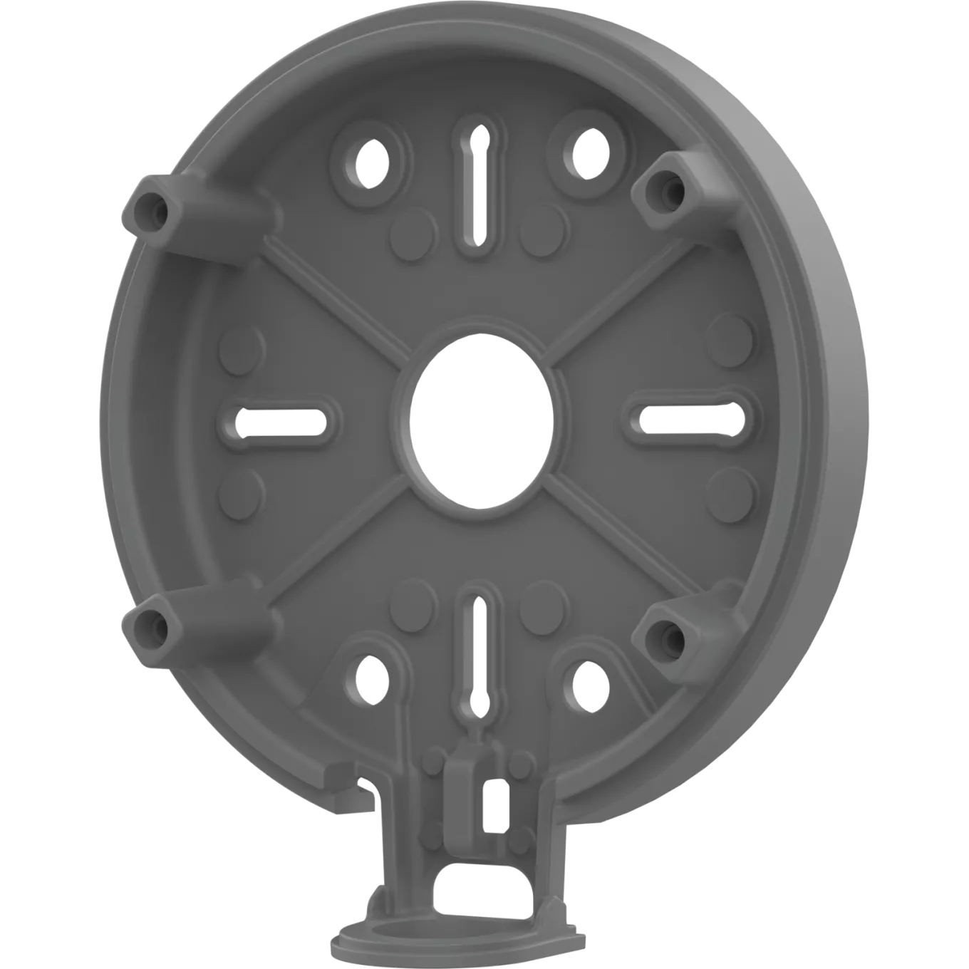 AXIS TQ1604-Econduit Back Box in Grau, von links gesehen