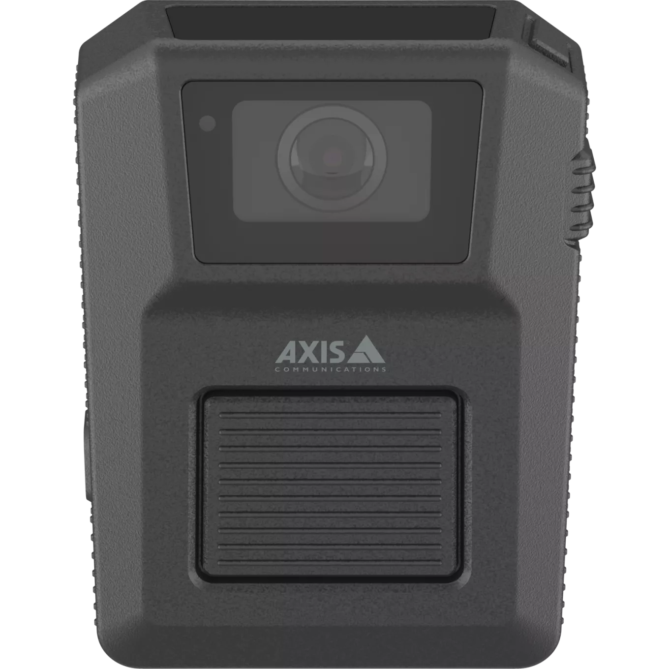 Caméra-piéton AXIS W102 noire, vue de face