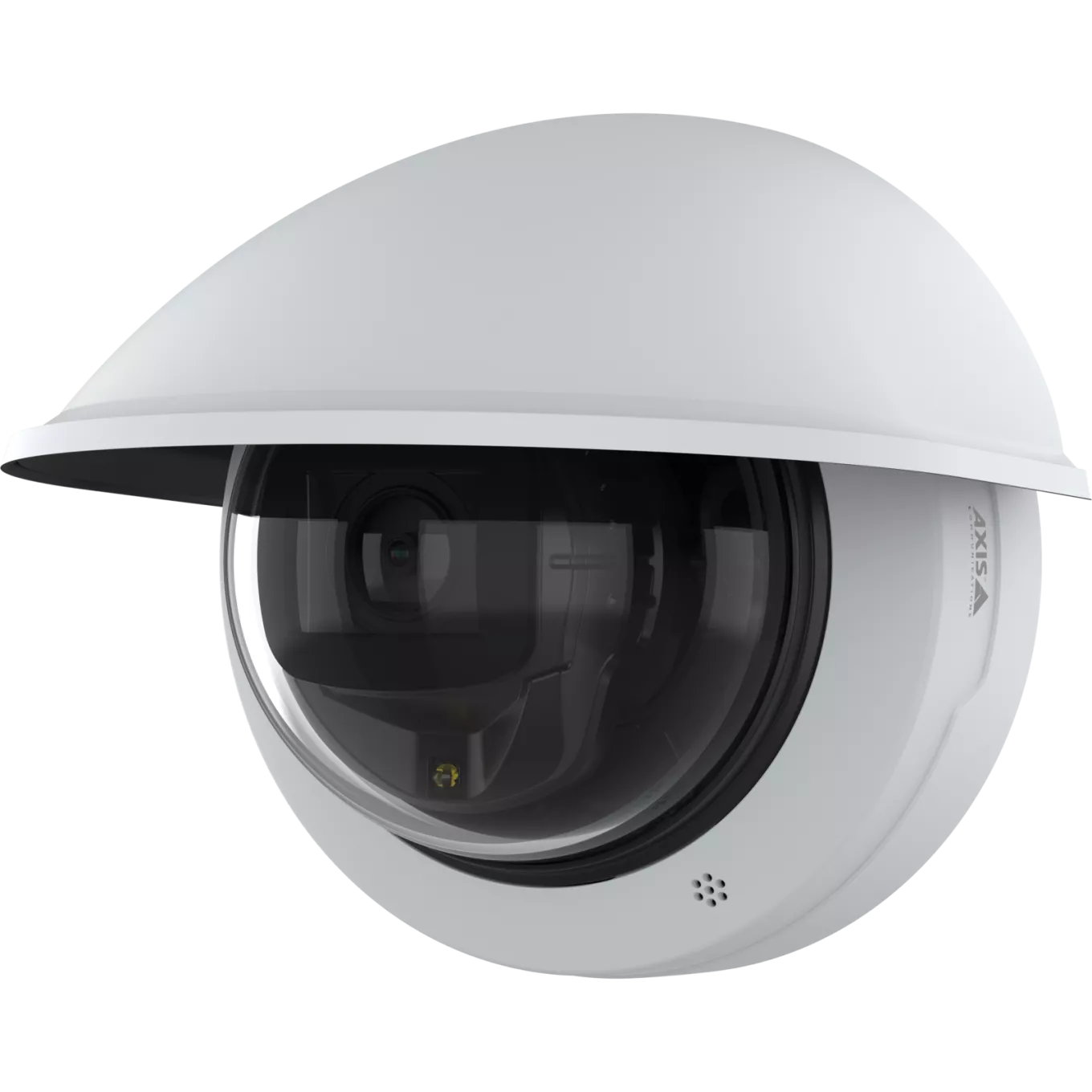 White AXIS M4227-LVE Dome Camera viewed from its left