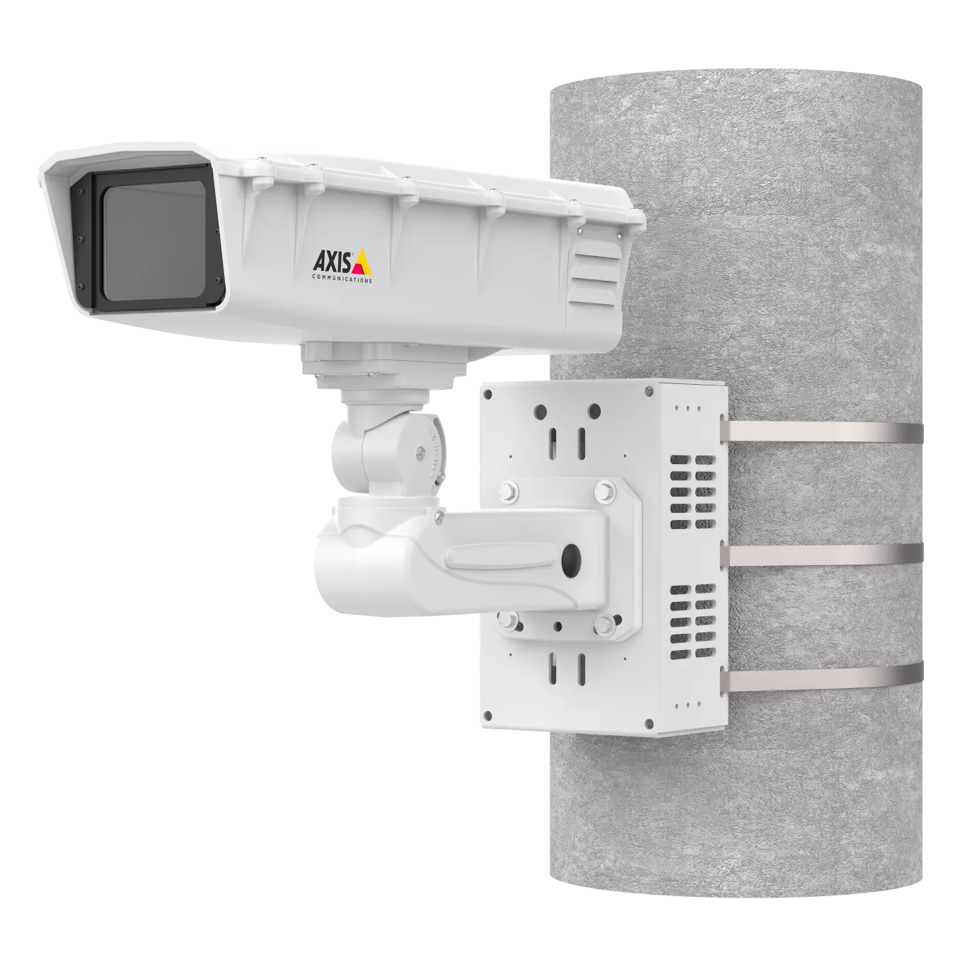 Conduit back box installed with wall mount