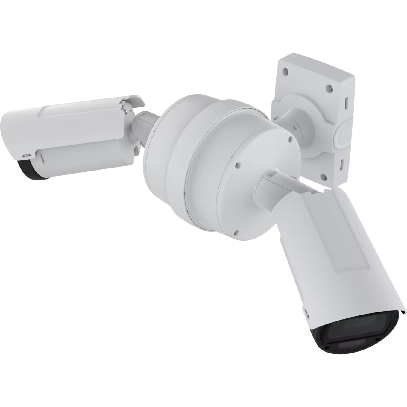 Dual camera wall mount with Q18 cameras