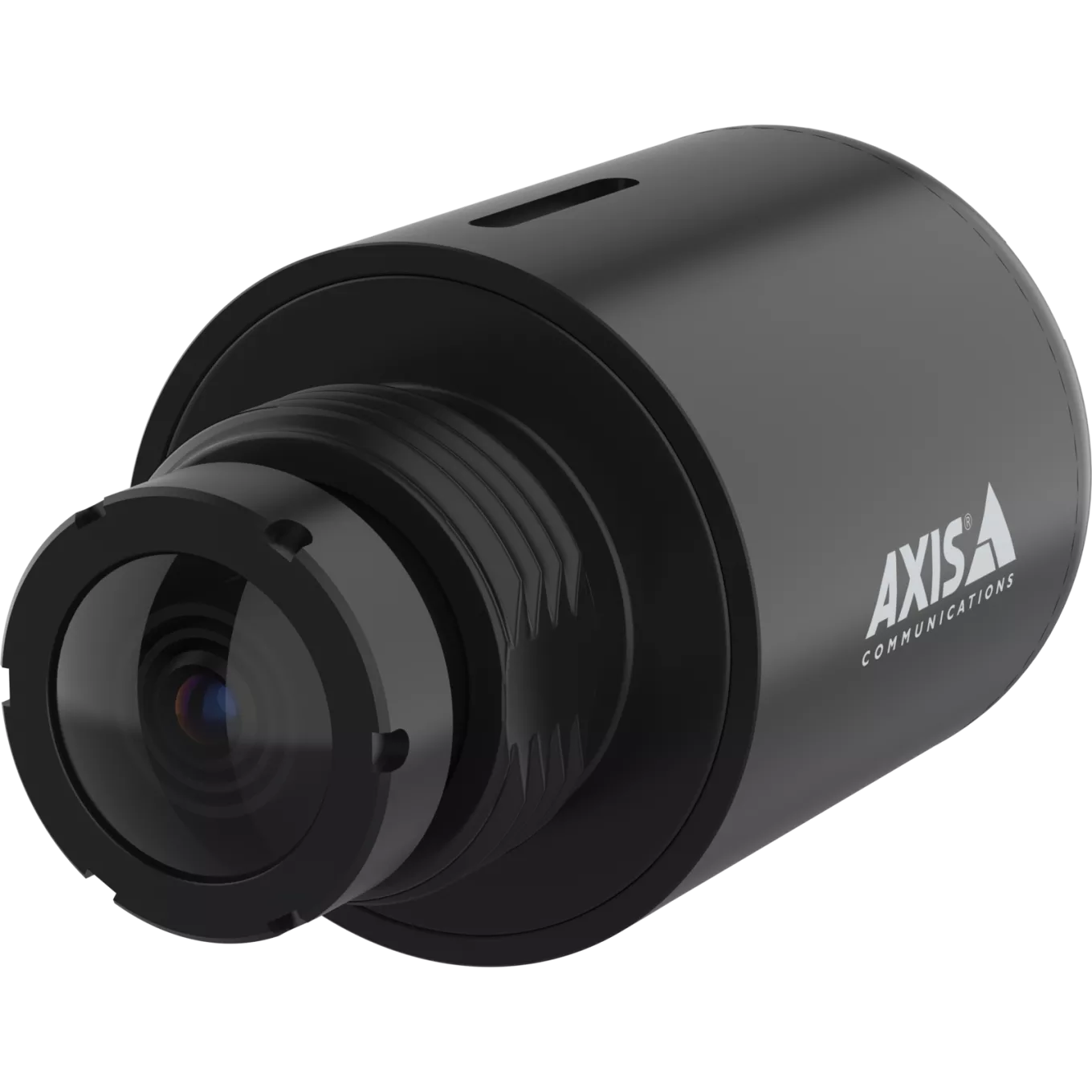 AXIS F2107-RE Standard Sensor in Schwarz, von links gesehen