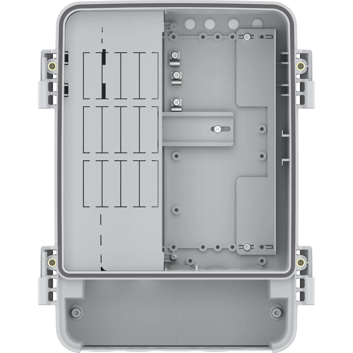 Armoire de surveillance sans porte