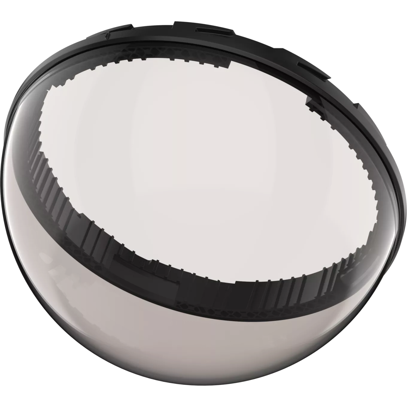 AXIS TQ6814 Hard-Coated Smoked Dome viewed from its left angle