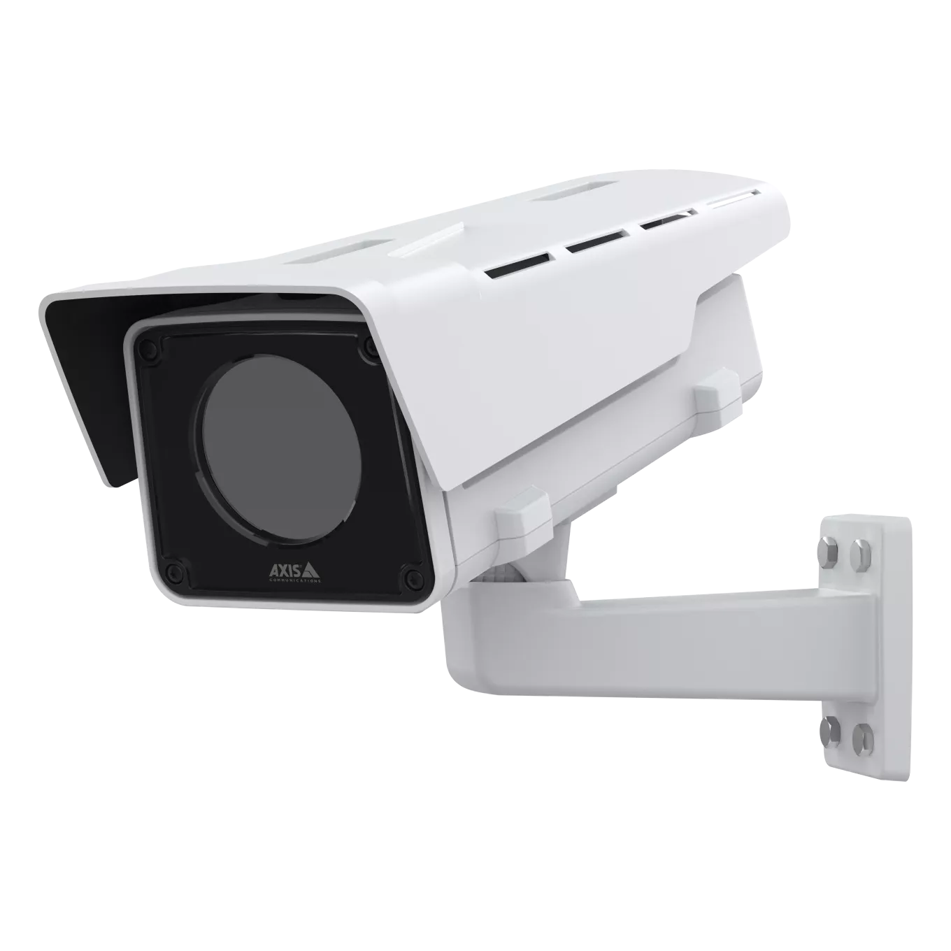 AXIS Q2111-E mounted with wall mount AXIS TQ1003-E 
