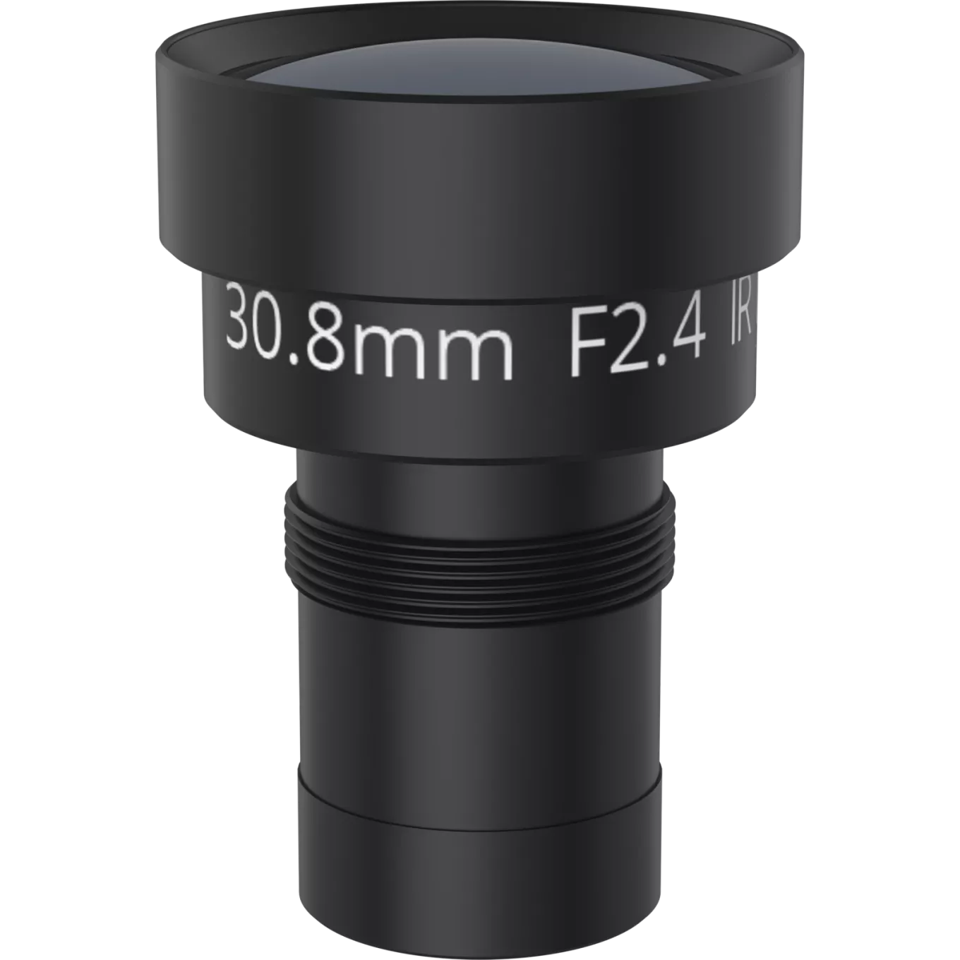 Black Lens M14 30.8 mm F2.4 IR von vorne betrachtet