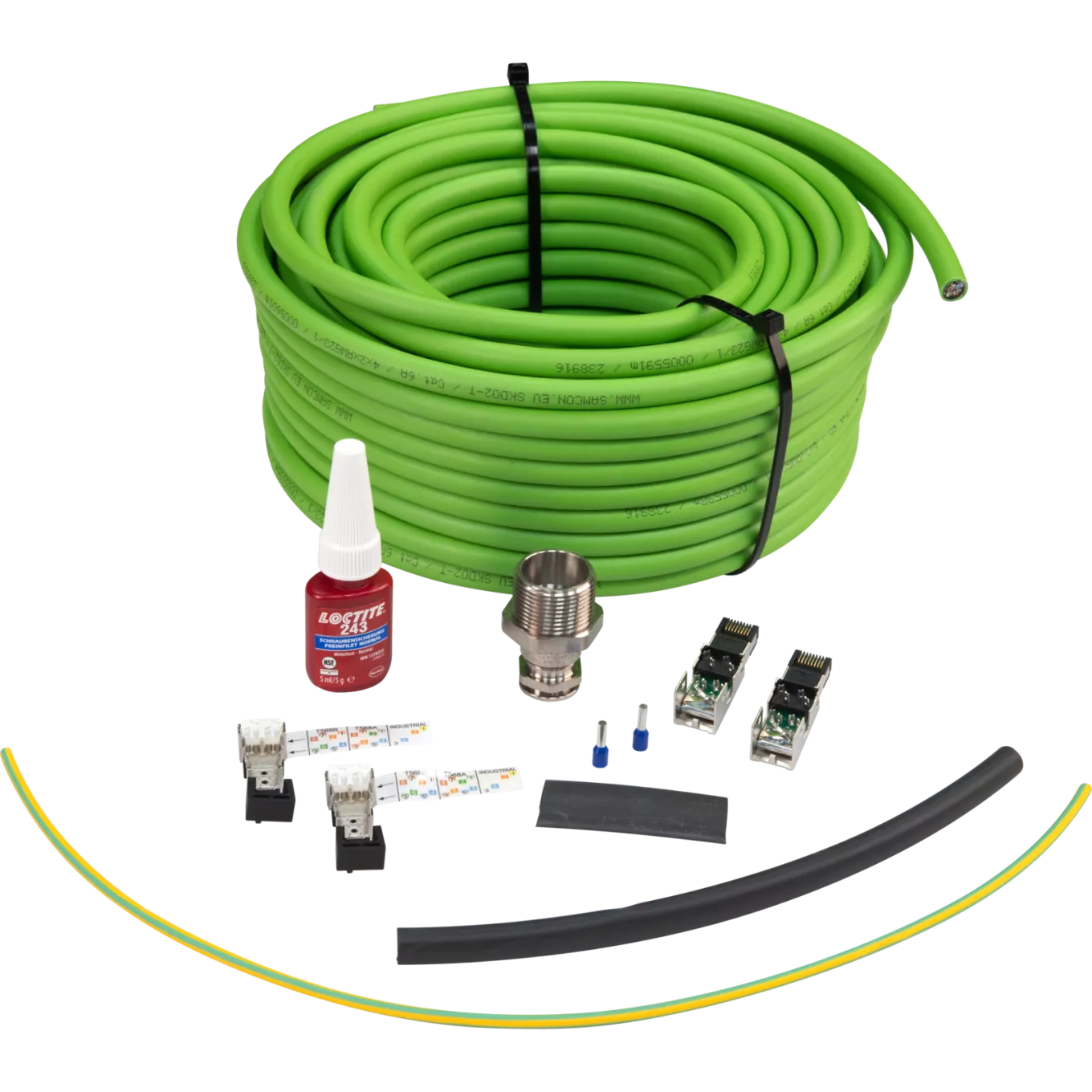 SKD02-T Unarmored Cable Kit con prensaestopas
