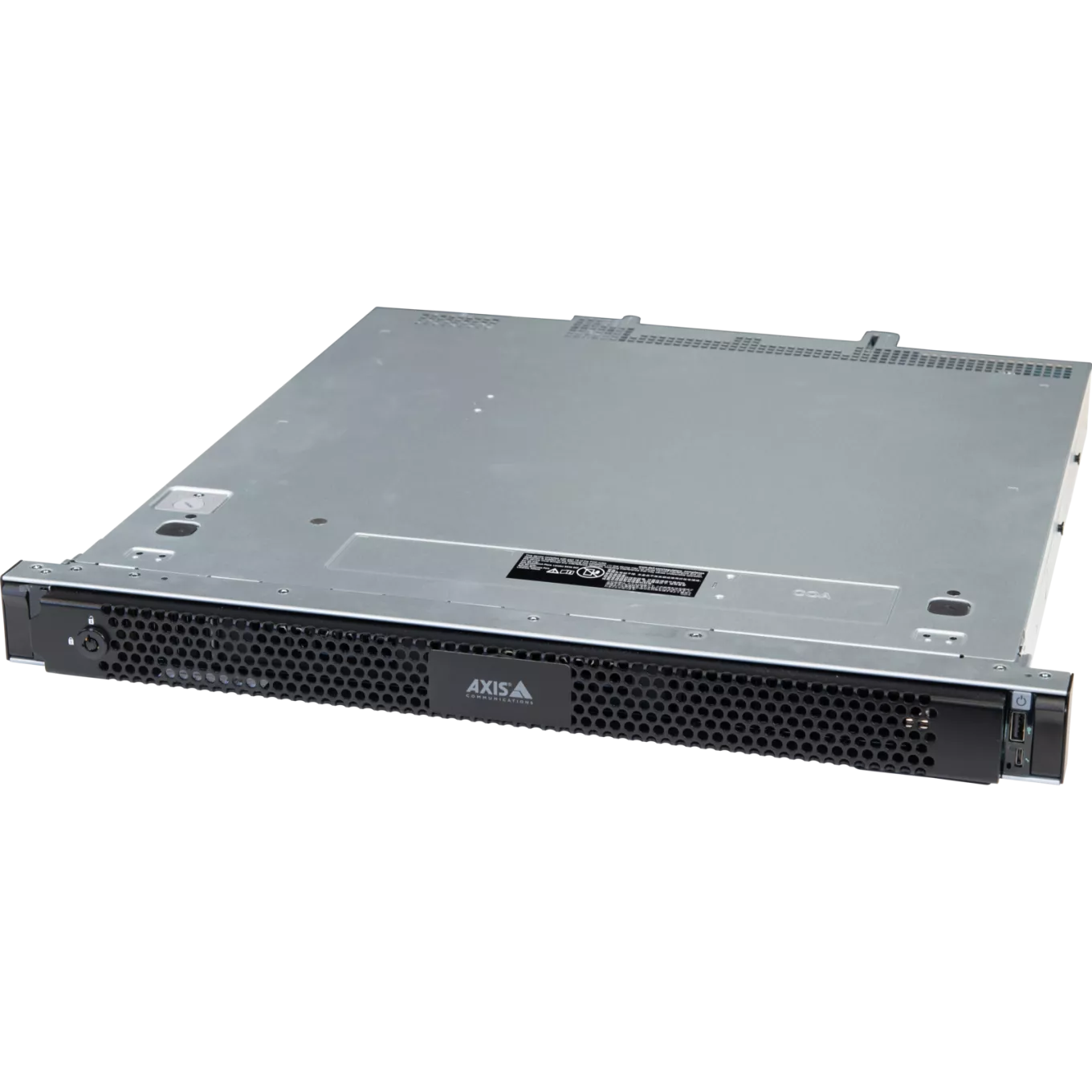 AXIS Camera Station S1224 Rack Recording Server viewed from its left angle