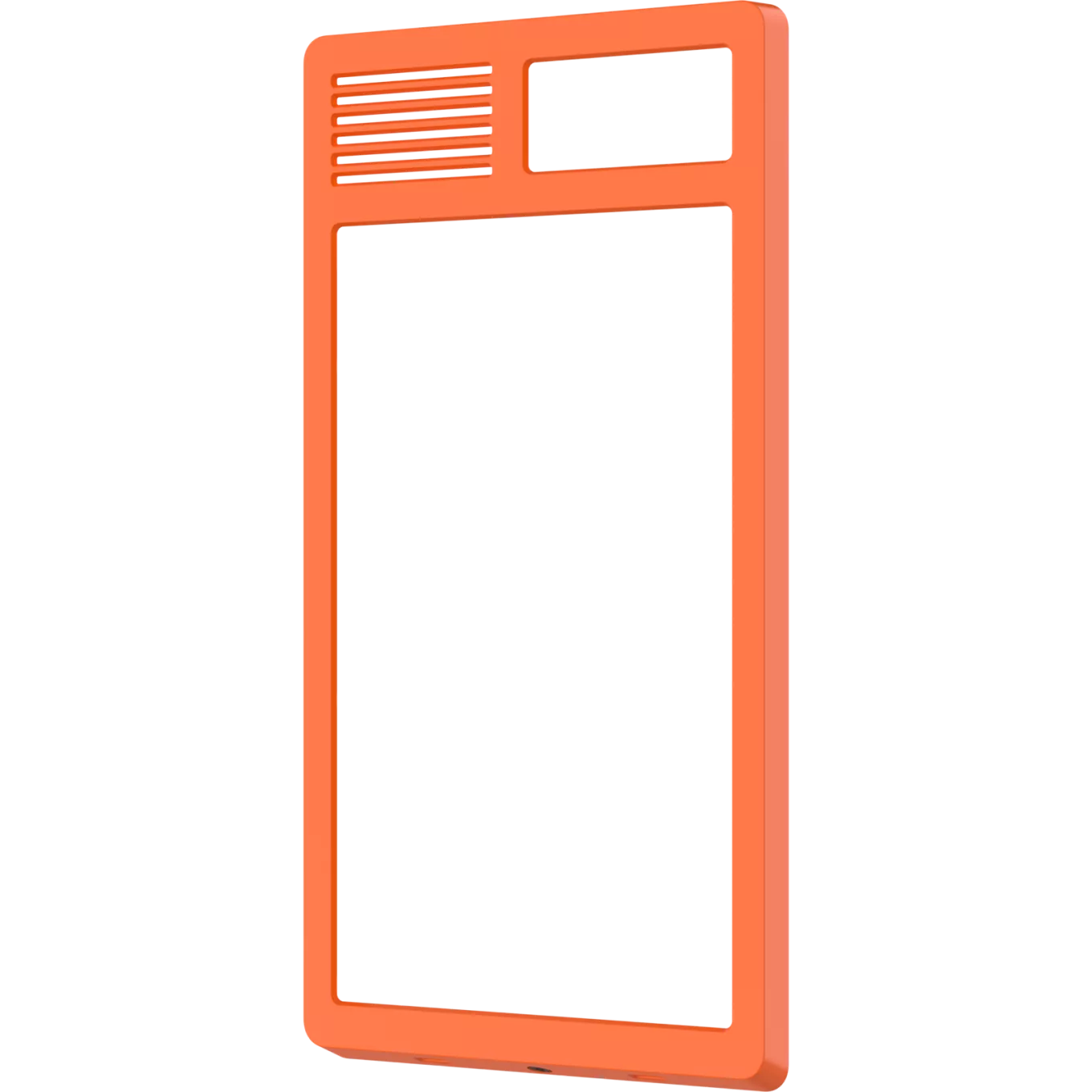 Orange AXIS TI8909 Safety Protection Cover viewed from its left angle