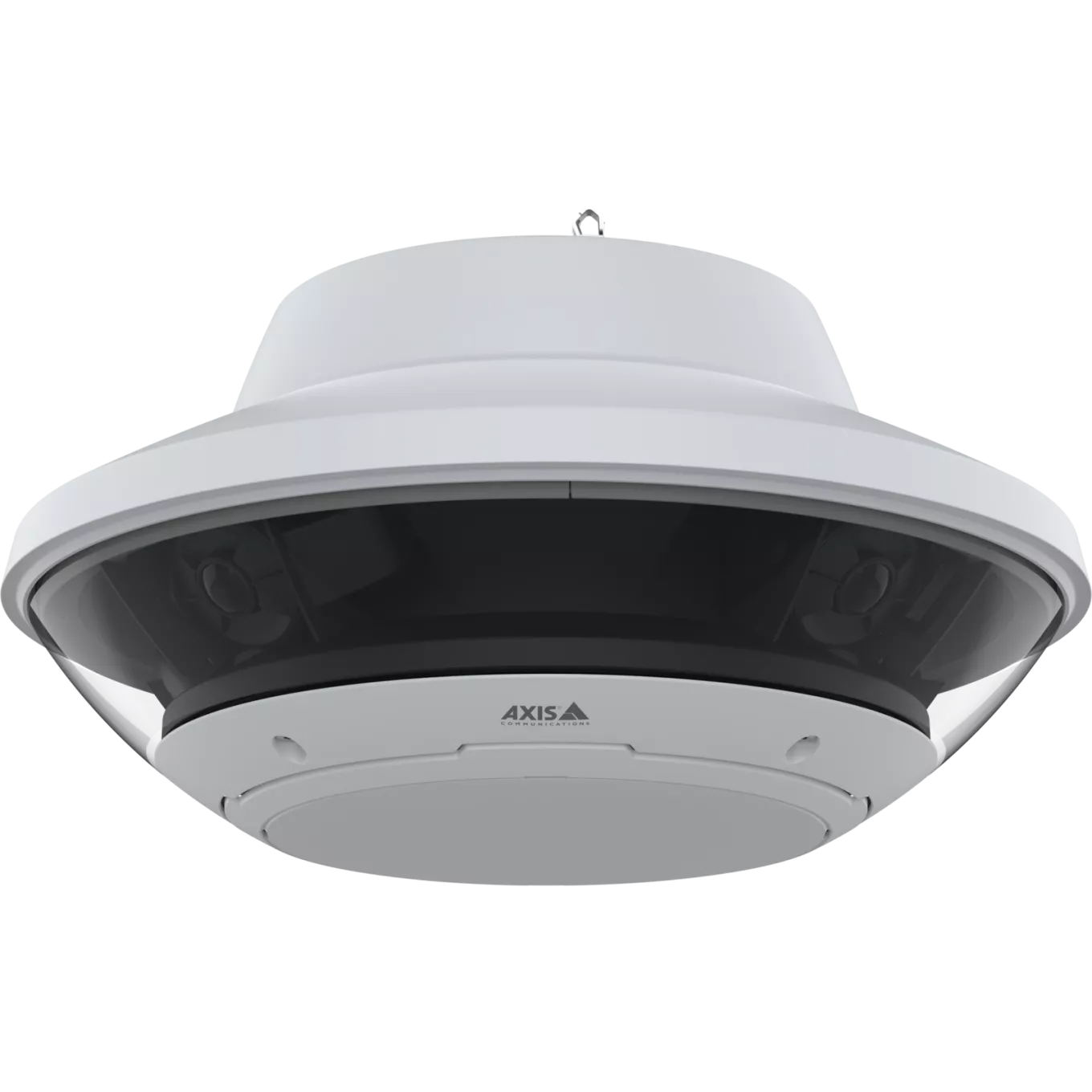 AXIS Q6020-E Panoramic Camera in Weiß, von vorne betrachtet
