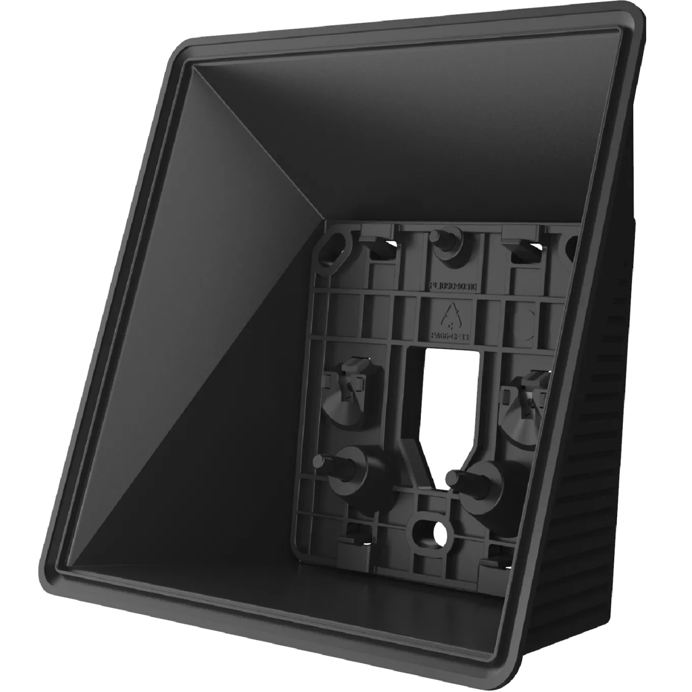 Black AXIS TI5601 Wall Mount viewed from its left angle.