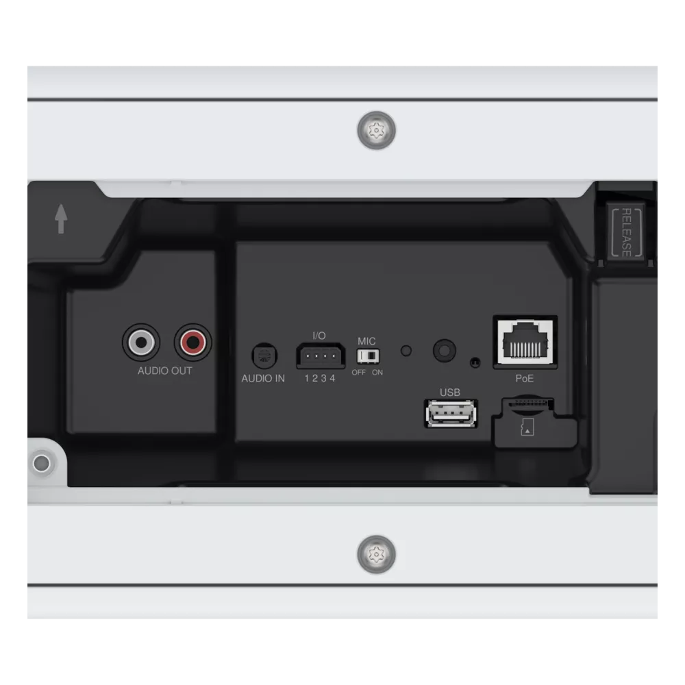 product image of AXIS C1720. Backside
