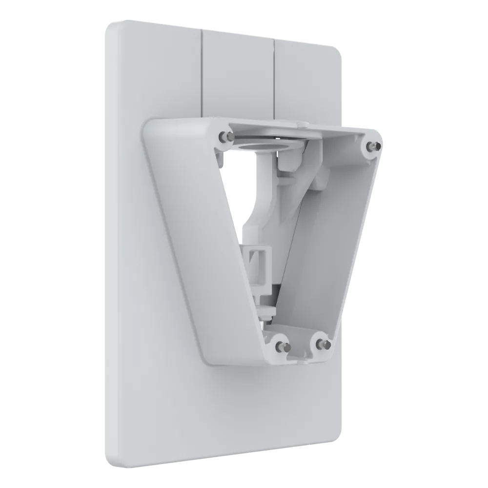 White AXIS TC1604 Wall Mount viewed from its right angle.