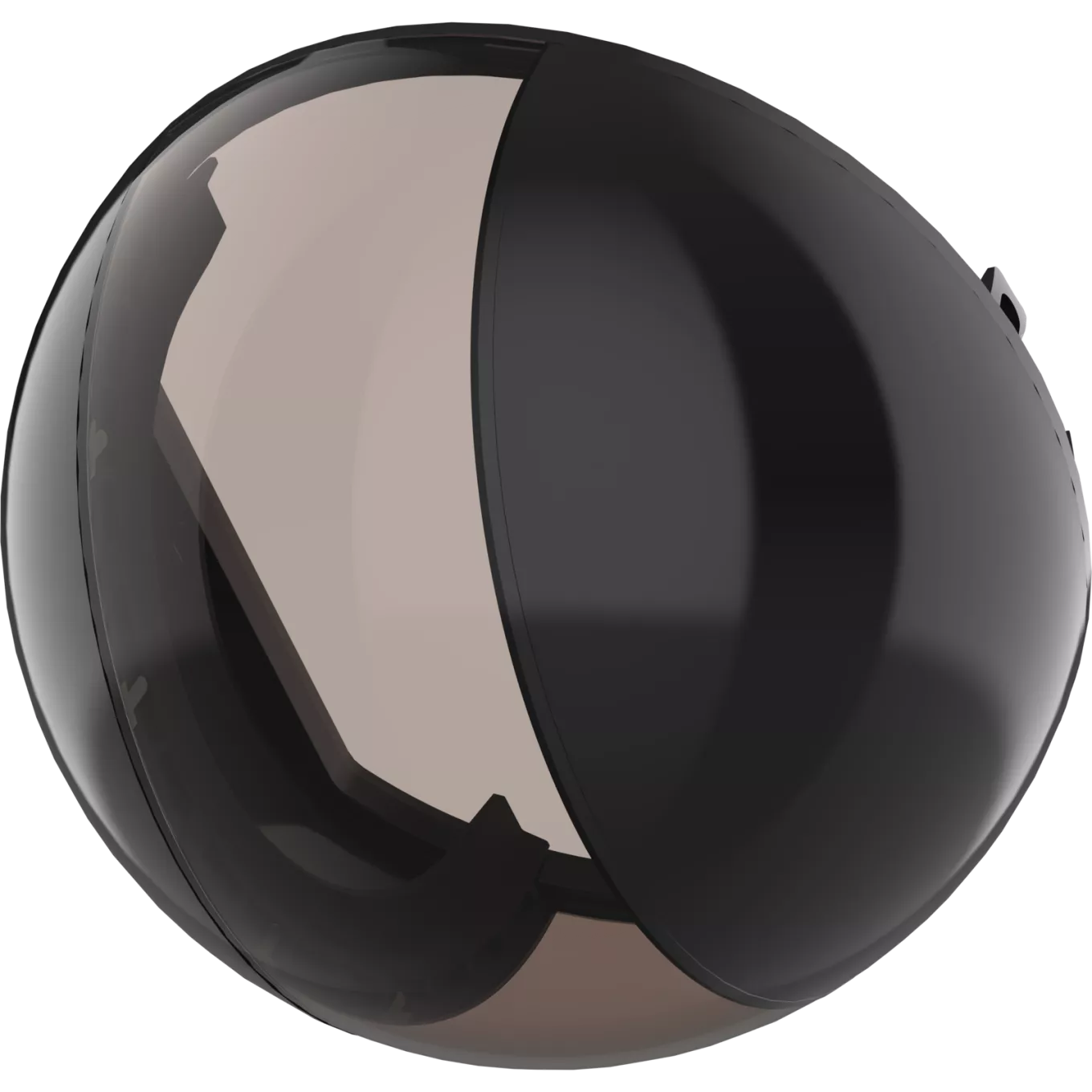 AXIS TQ6815-E Dome Hard-Coated Smoked viewed from its left angle.