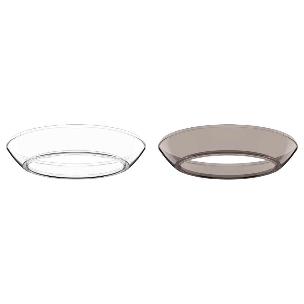 AXIS TQ6822-E Hard-Coated Dome Clear/Smoked viewed from its front angle.