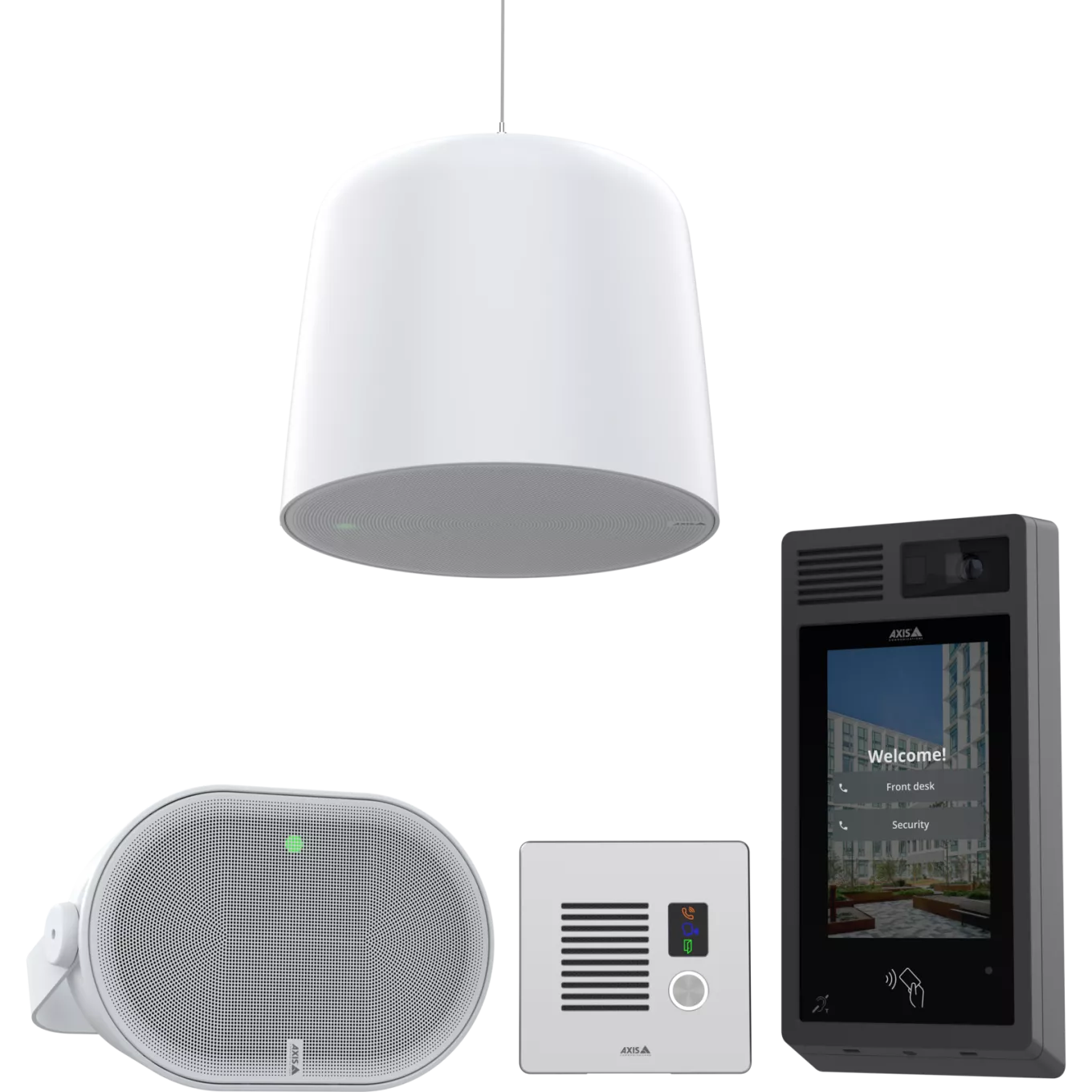 packshot axis audio devices